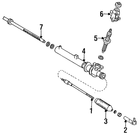 Q45 STEERING GEAR & LINKAGE
