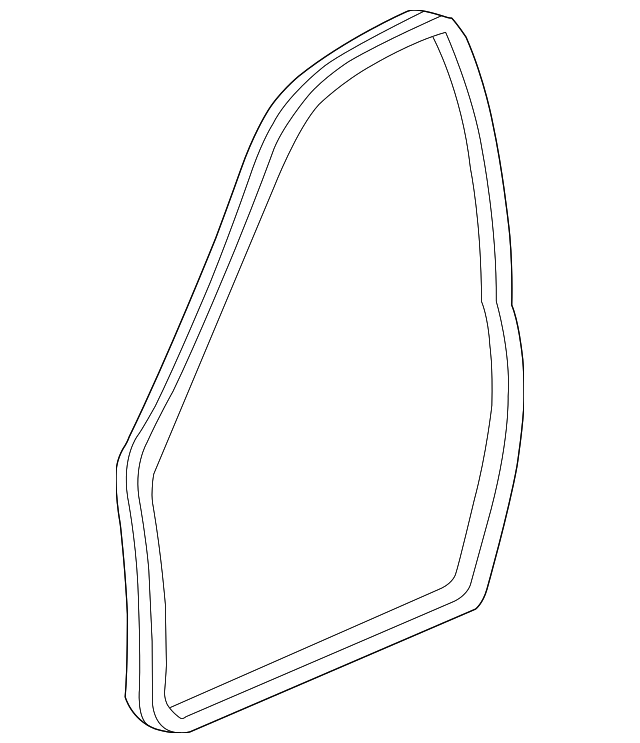19179802 Деталь DOOR W'STRIP, RIGHT