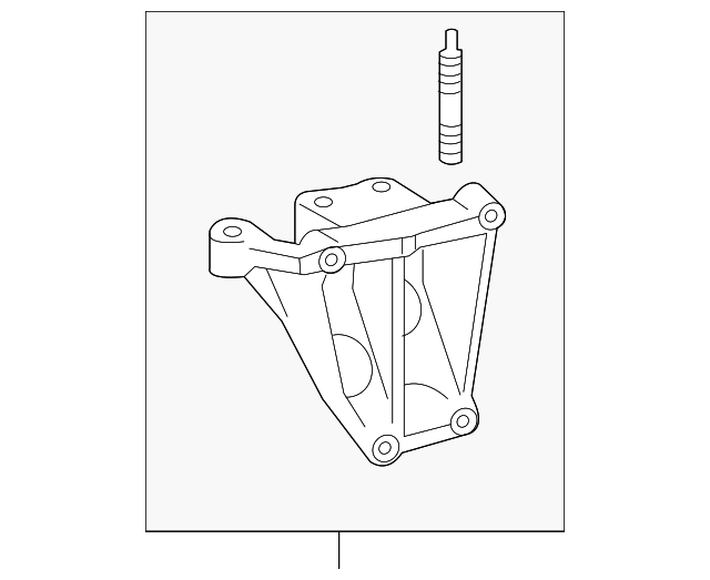12315-0V010 SIDE MOUNT BRKT, RIGHT