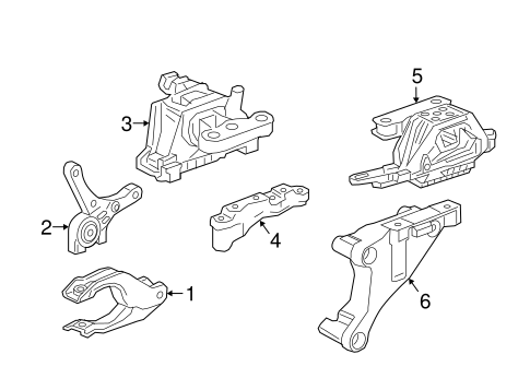 Volt ENGINE & TRANS MOUNTING