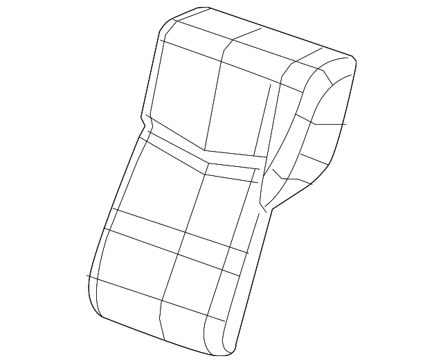 22784005 Деталь SEAT BACK COVER