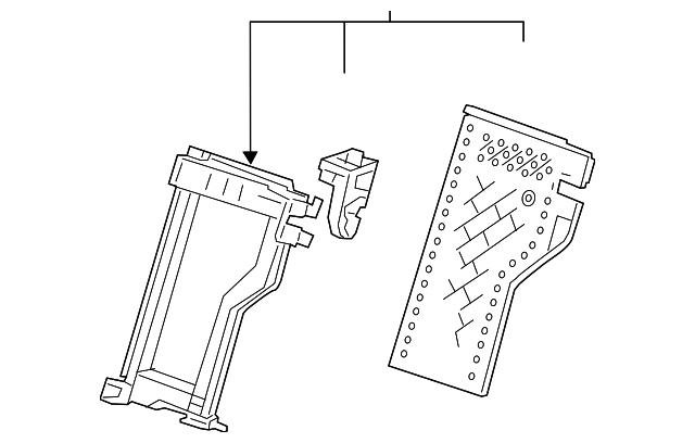 13308426 Деталь SEAT BACK FRAME