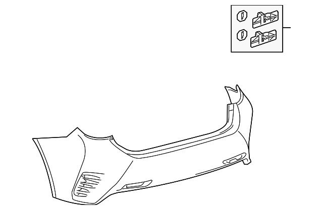 52159-24921 Деталь BUMPER COVER