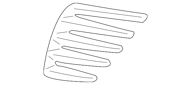 52165-24010 Деталь BUMPER SIDE, RIGHT