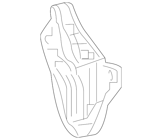 52155-24020 Деталь SIDE SUPPORT, RIGHT