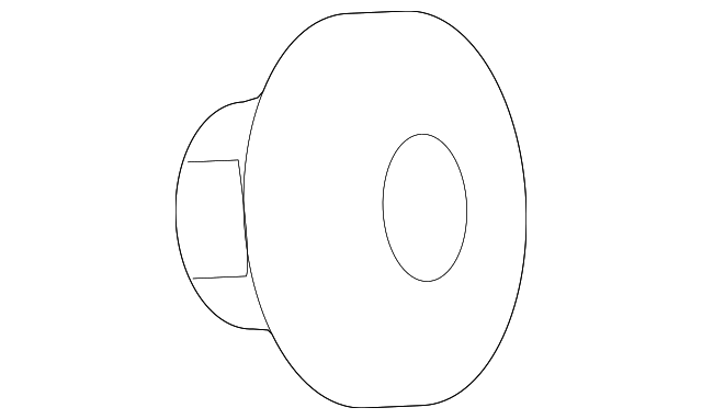 94515144 Деталь QUARTER GLASS NUT, LEFT