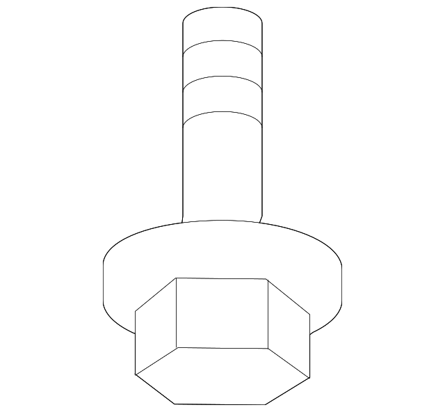 6507342AA SKID PLATE SCREW