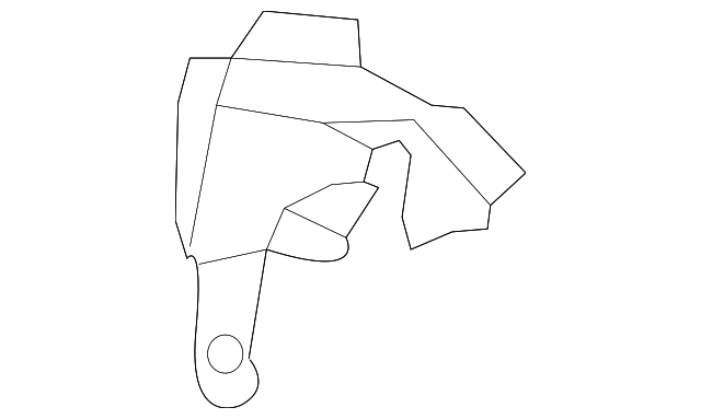 8U0-809-301-B Деталь WHEELHOUSE BRACE BRACKET, LEFT