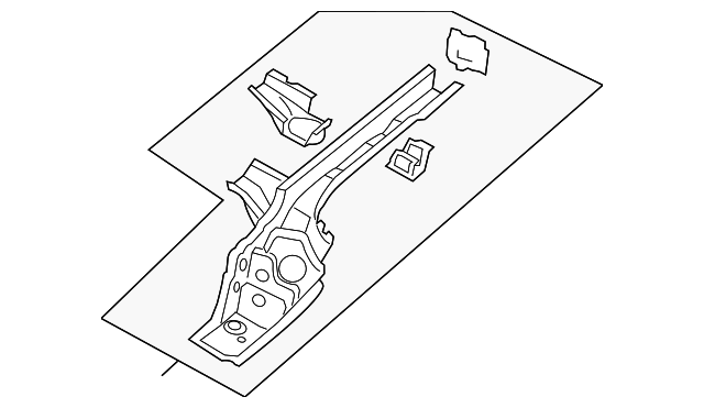 8U0-803-501-TA Деталь RAIL ASSY, LEFT