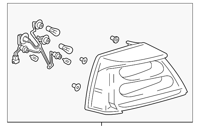 8330A349 Деталь COMBO LAMP ASSY, LEFT