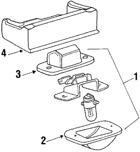 Vanagon LICENSE LAMPS