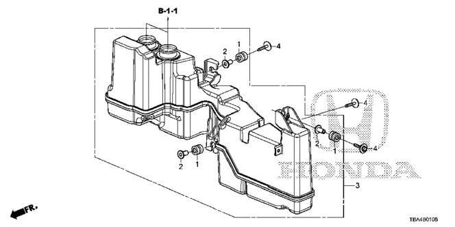 CIVIC SEDAN RESONATOR CHAMBER (2.0L)