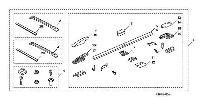 ACCESSORIES/ROOF RACK for 2009 Honda ODYSSEY #1