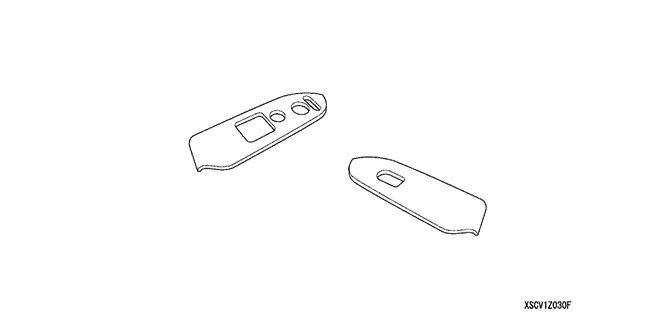 ACCESSORIES/SWITCH PANEL (GRAY METAL) for 2003 Honda ELEMENT #1