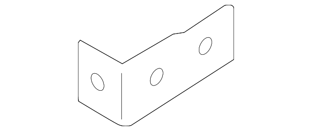 3D0-253-160 Деталь CONVERTER & PIPE BRACKET, LEFT