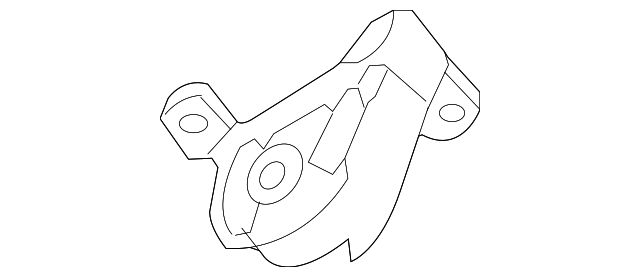 3D0-253-144 Деталь REAR BRACKET, LEFT