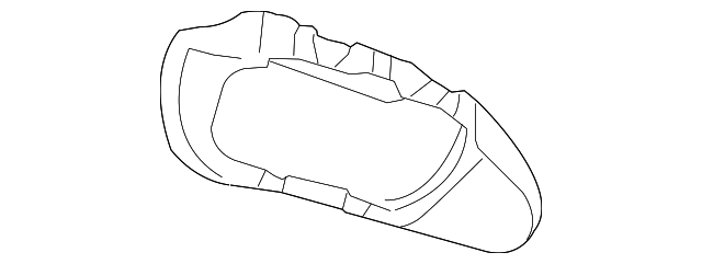 3D0-253-463-D Деталь FINISH PIPE BRACKET, LEFT