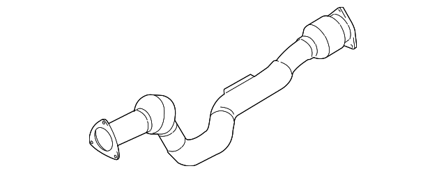3D0-254-201-DX Деталь CONVERTER & PIPE, LEFT