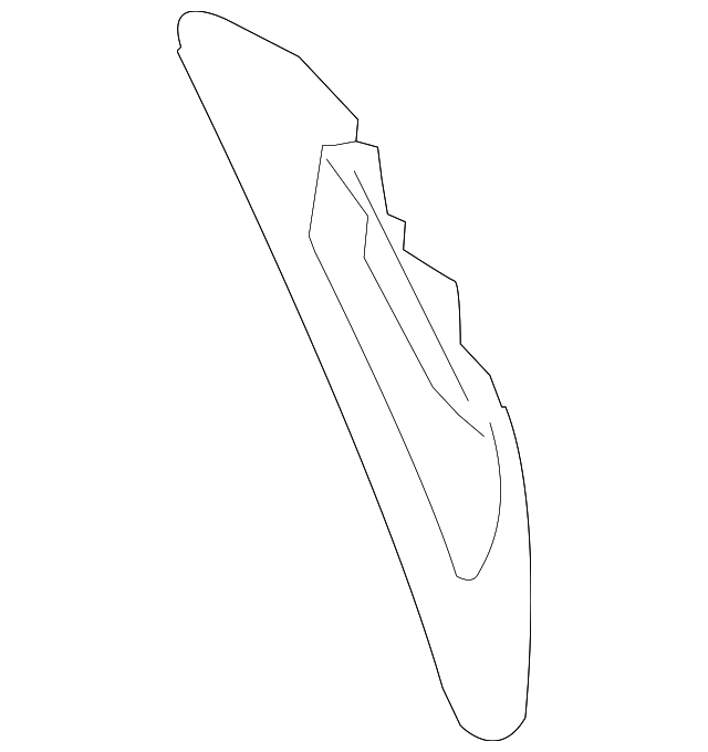 3D0-253-463-E Деталь FINISH PIPE BRACKET, RIGHT