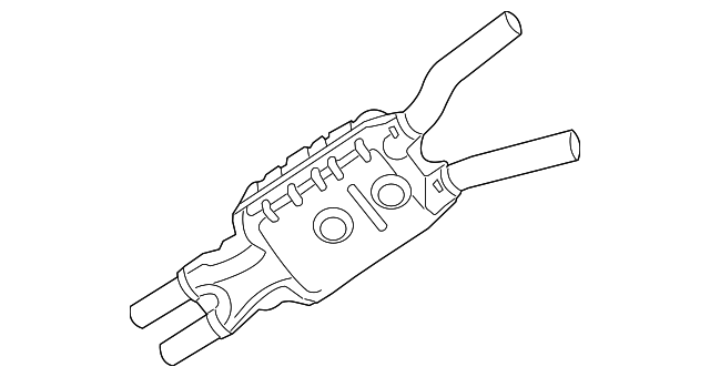 3D0-253-409-G Деталь FRONT MUFFLER