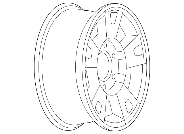 8095939930 Деталь WHEEL, ALLOY
