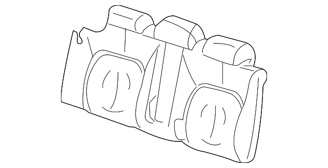 12492776 Деталь SEAT BACK PAD