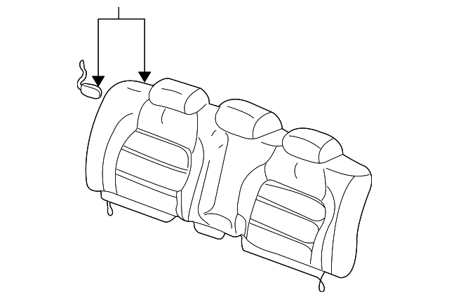 12492766 Деталь SEAT BACK COVER