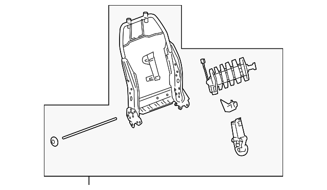 15865921 Деталь FRAME ASSY