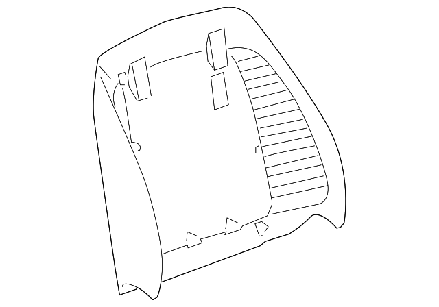 25939488 Деталь SEAT BACK PANEL