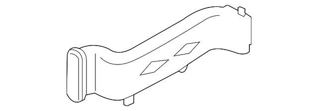 BC3Z-18C420-C Деталь FLOOR DUCT, LEFT