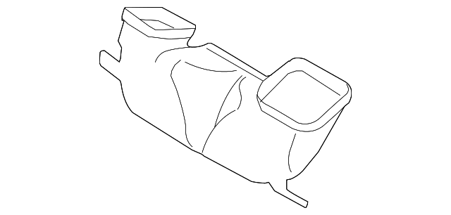 BC3Z-19B680-D Деталь LOWER DUCT