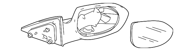 GS3L-69-12ZB Деталь MIRROR OUTSIDE, RIGHT