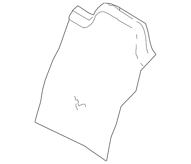 YK531DVAA Деталь SEAT BACK COVER, LEFT