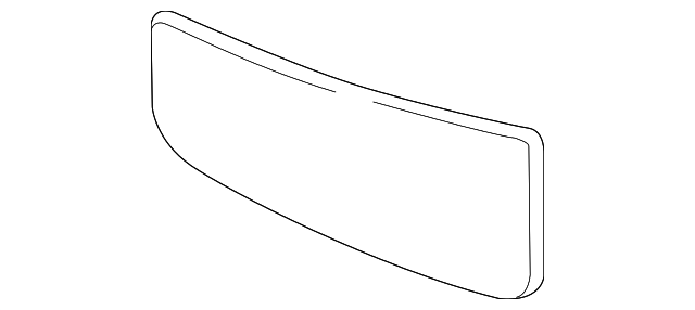 FL3Z-17K707-K Деталь MIRROR GLASS, RIGHT