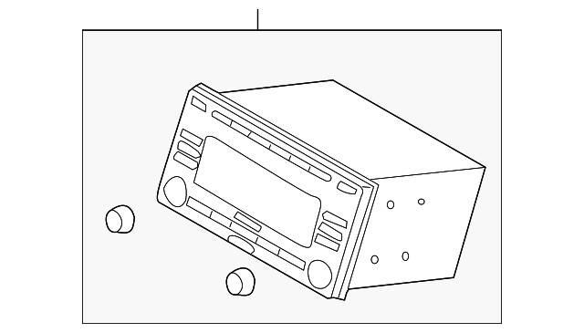 86201FG642 Деталь AM/FM RADIO