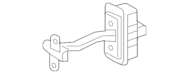 25830280 Деталь DOOR CHECK, LEFT
