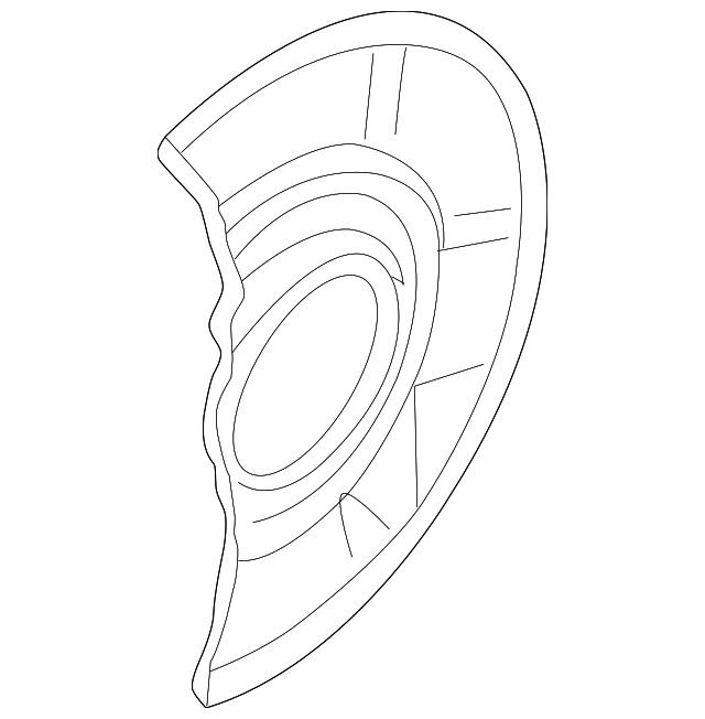 51755-26100 Деталь SPLASH SHIELD, LEFT
