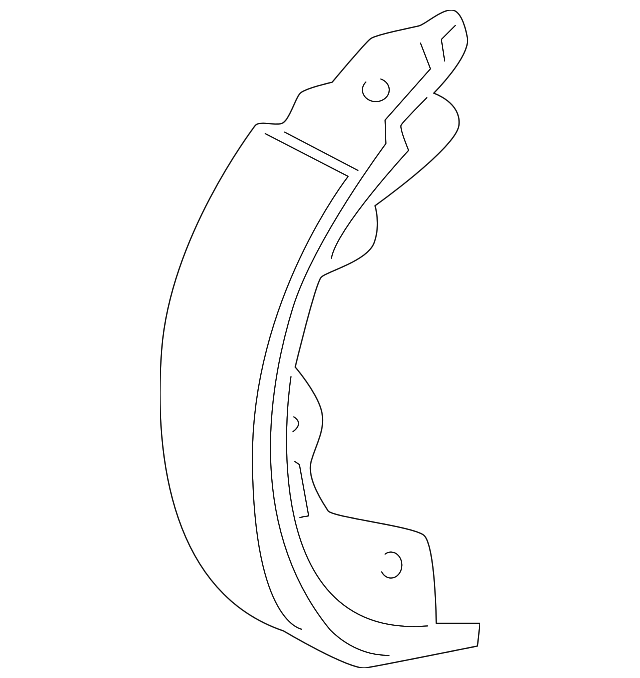 43153-S9V-A01 Деталь SHOE A, PARKING BRAKE