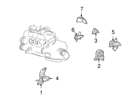 Town & Country ENGINE & TRANS MOUNTING