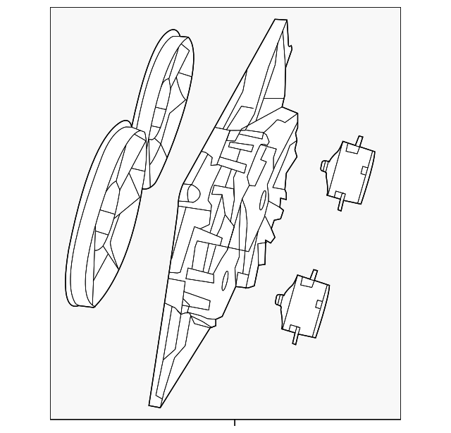 68050129AA Деталь FAN ASSY