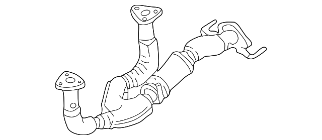 KL98-40-500A FRONT PIPE