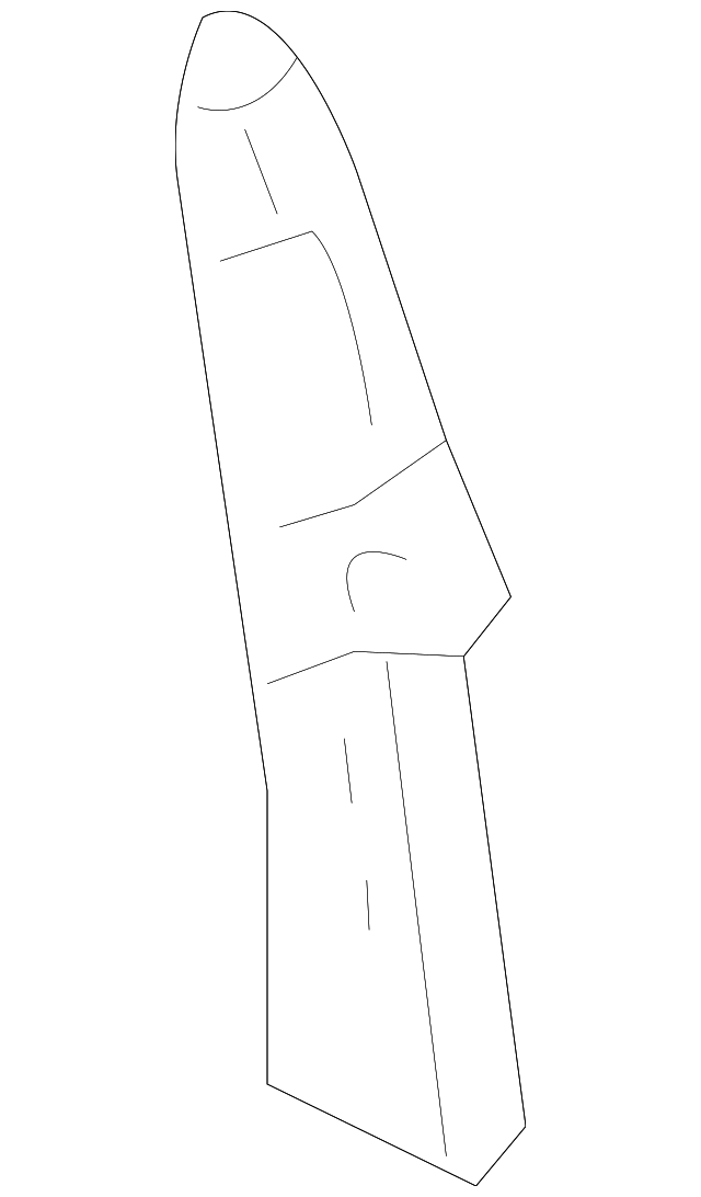 55352-53020 Деталь INSTRUMENT PANEL BRACE, RIGHT