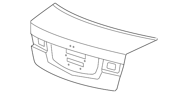 68500-TL2-A70ZZ LID, TRUNK (DOT)