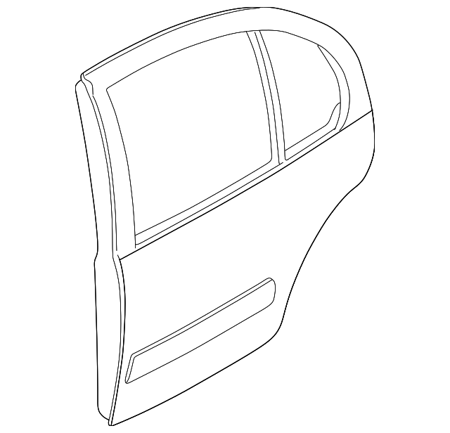 H21013Y1CA Деталь DOOR SHELL, LEFT