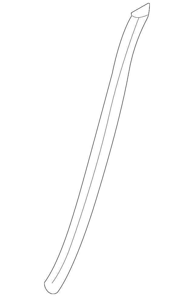 MR608838 Деталь SURROUND W'STRIP, RIGHT