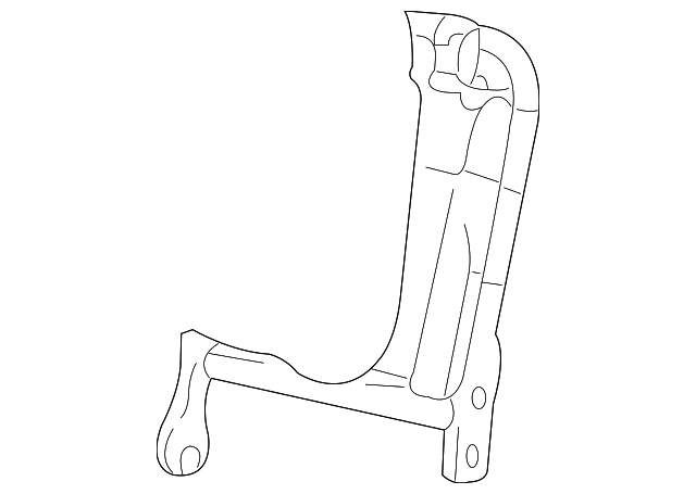 12381637 Деталь SEAT BACK FRAME, RIGHT