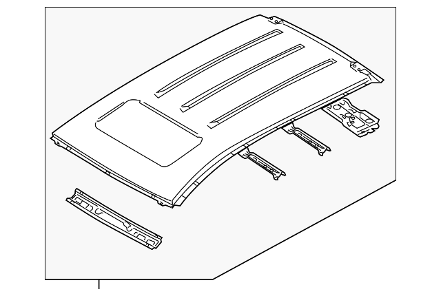 C238-70-600 Деталь ROOF ASSY
