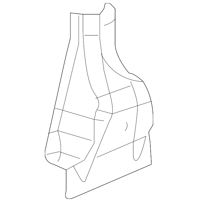 4389641AB Деталь GUSSET, LEFT