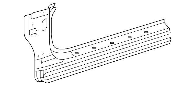 4389550AG Деталь OUTER ROCKER PNL, RIGHT