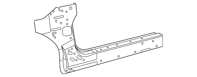 5155827AL Деталь INNER ROCKER, LEFT